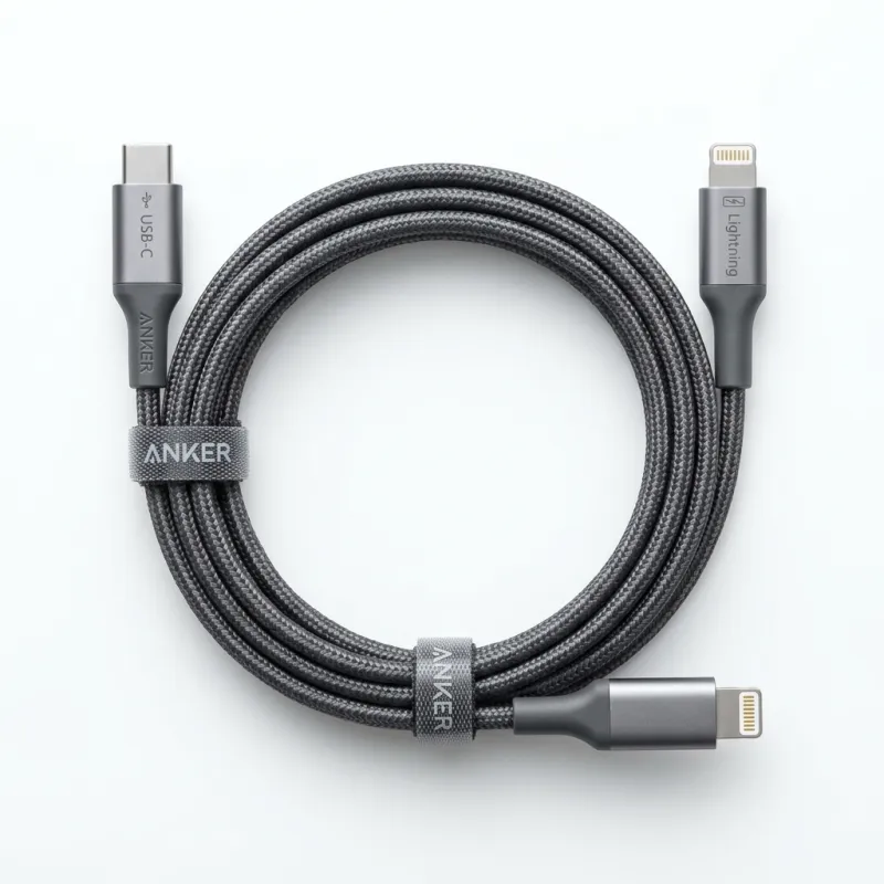 Braided USB-C to Lightning Cable