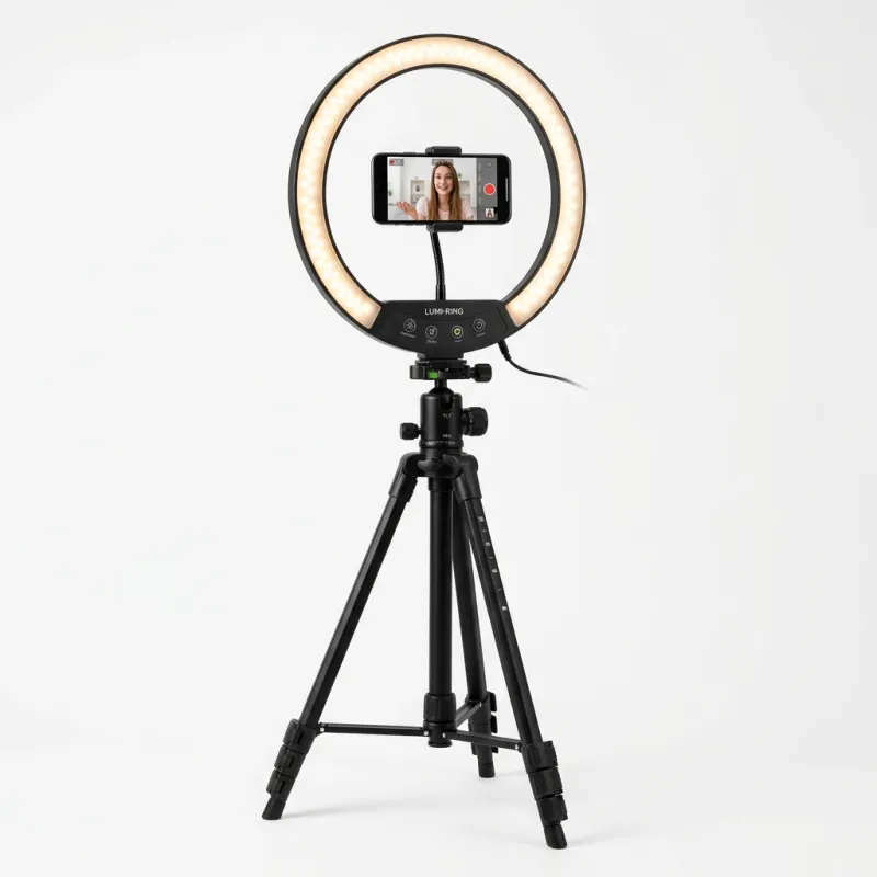 Ring Light with Phone Tripod Stand